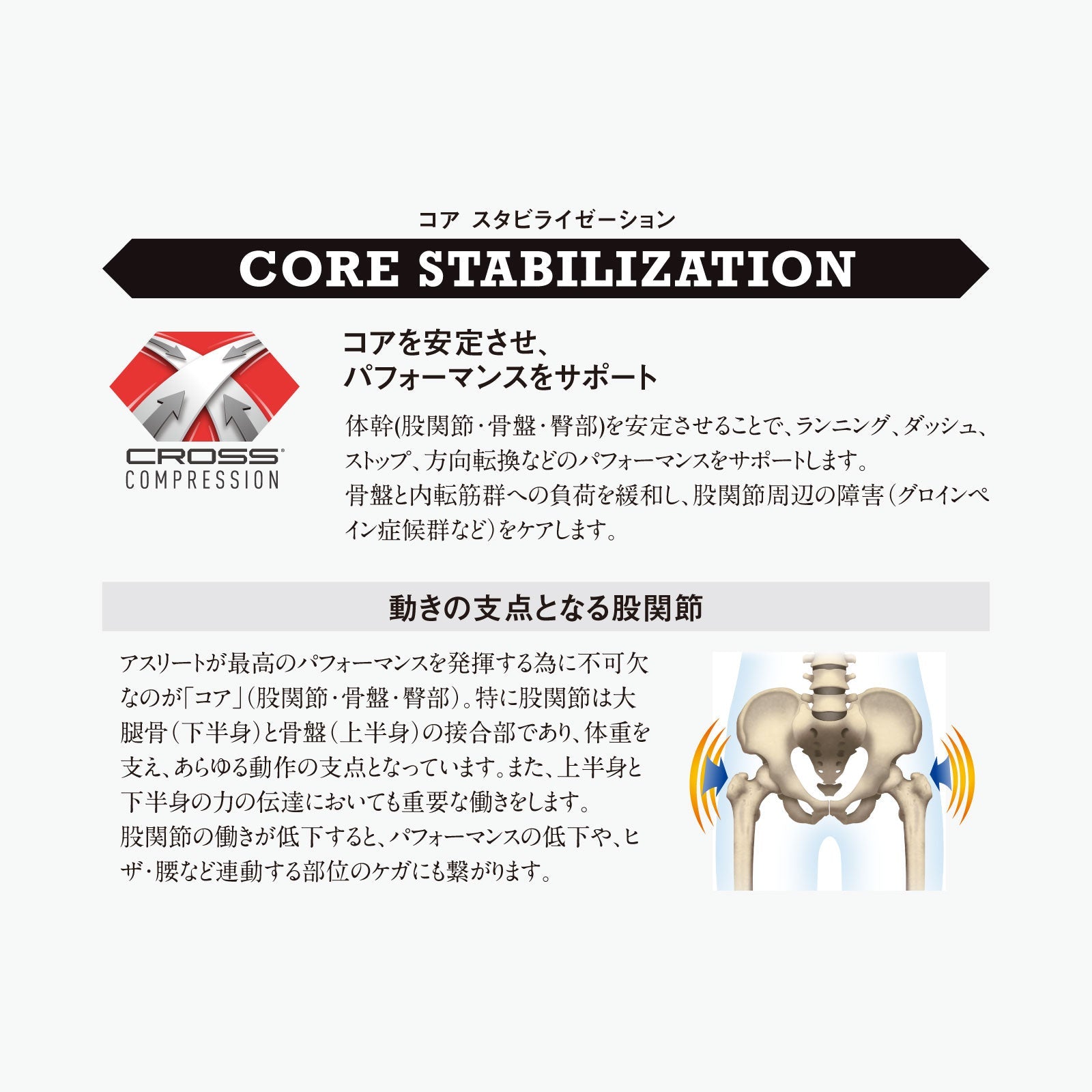 クロスコンプレッション ショーツ