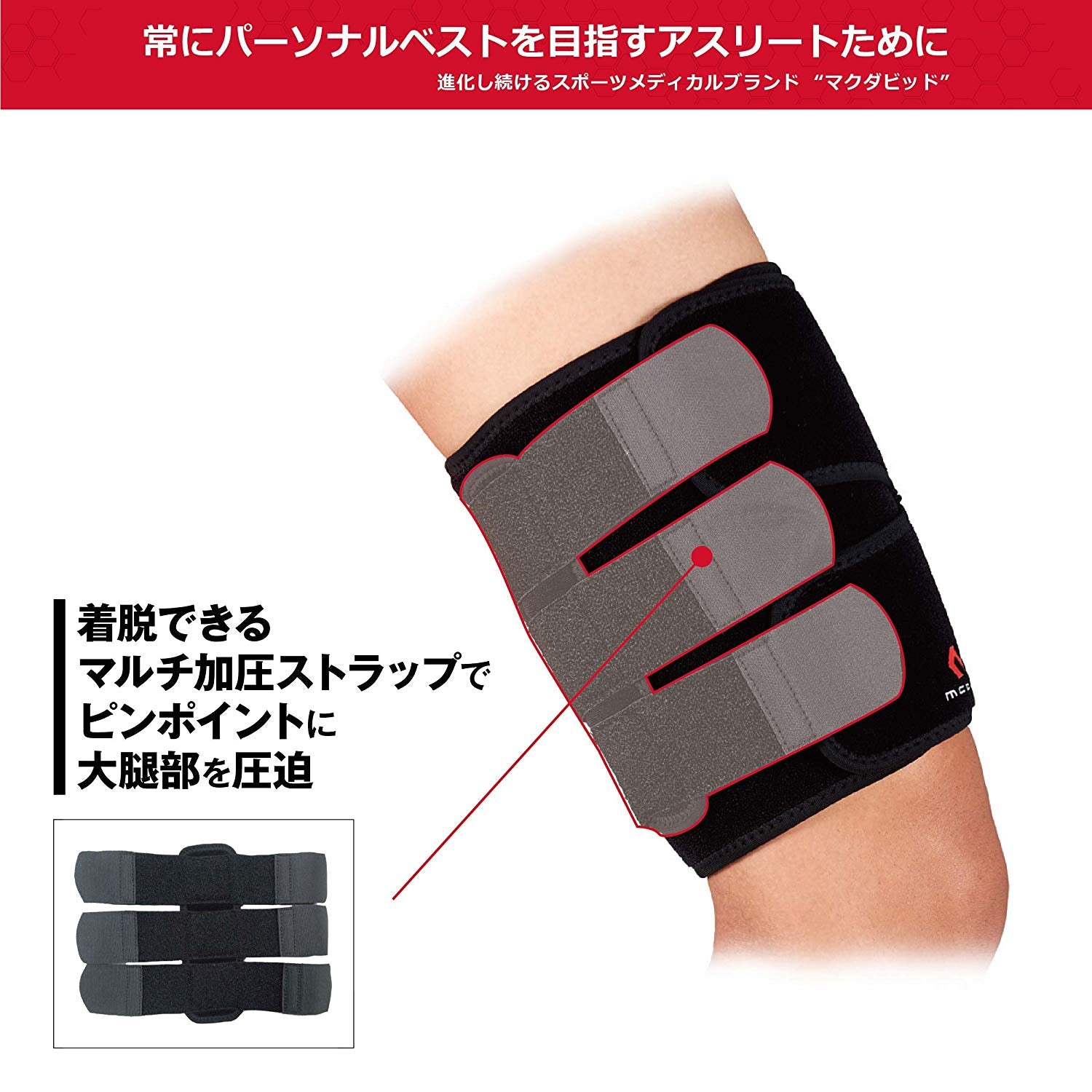 コンプレッション サイラップ - McDavid｜サポータ－ブランドの