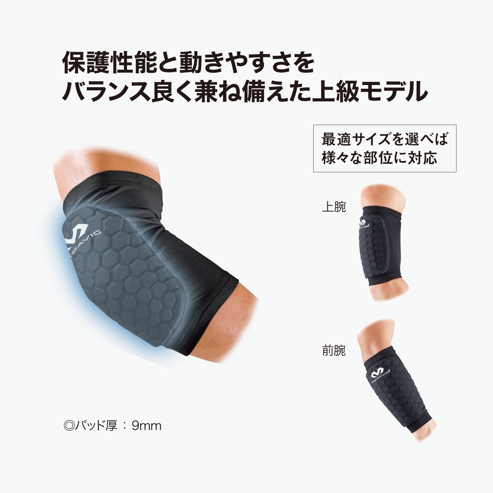 HEX アームスリーブ(2個入) - McDavid｜サポータ－ブランドの