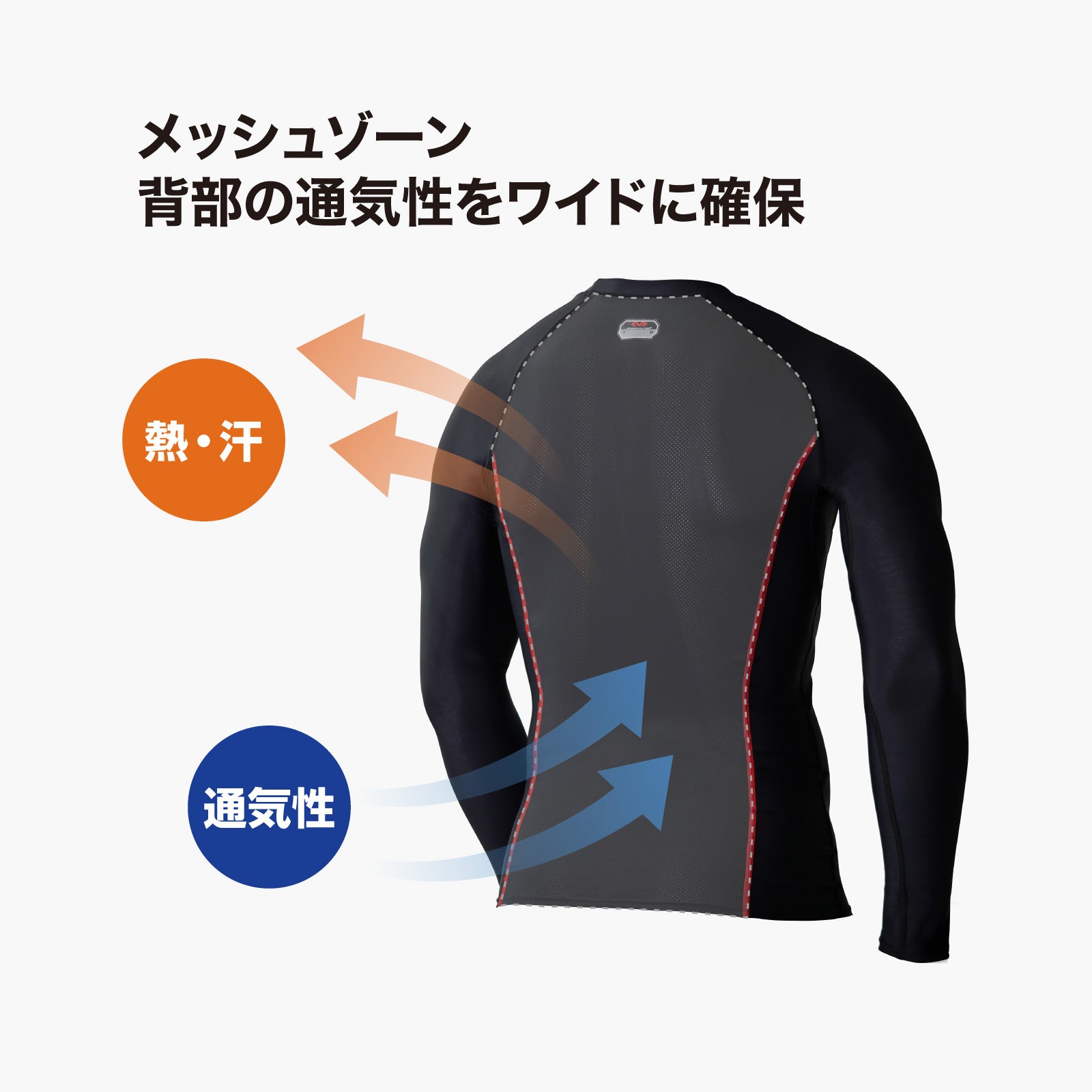コンプレッション ロングスリーブシャツ - McDavid｜サポータ